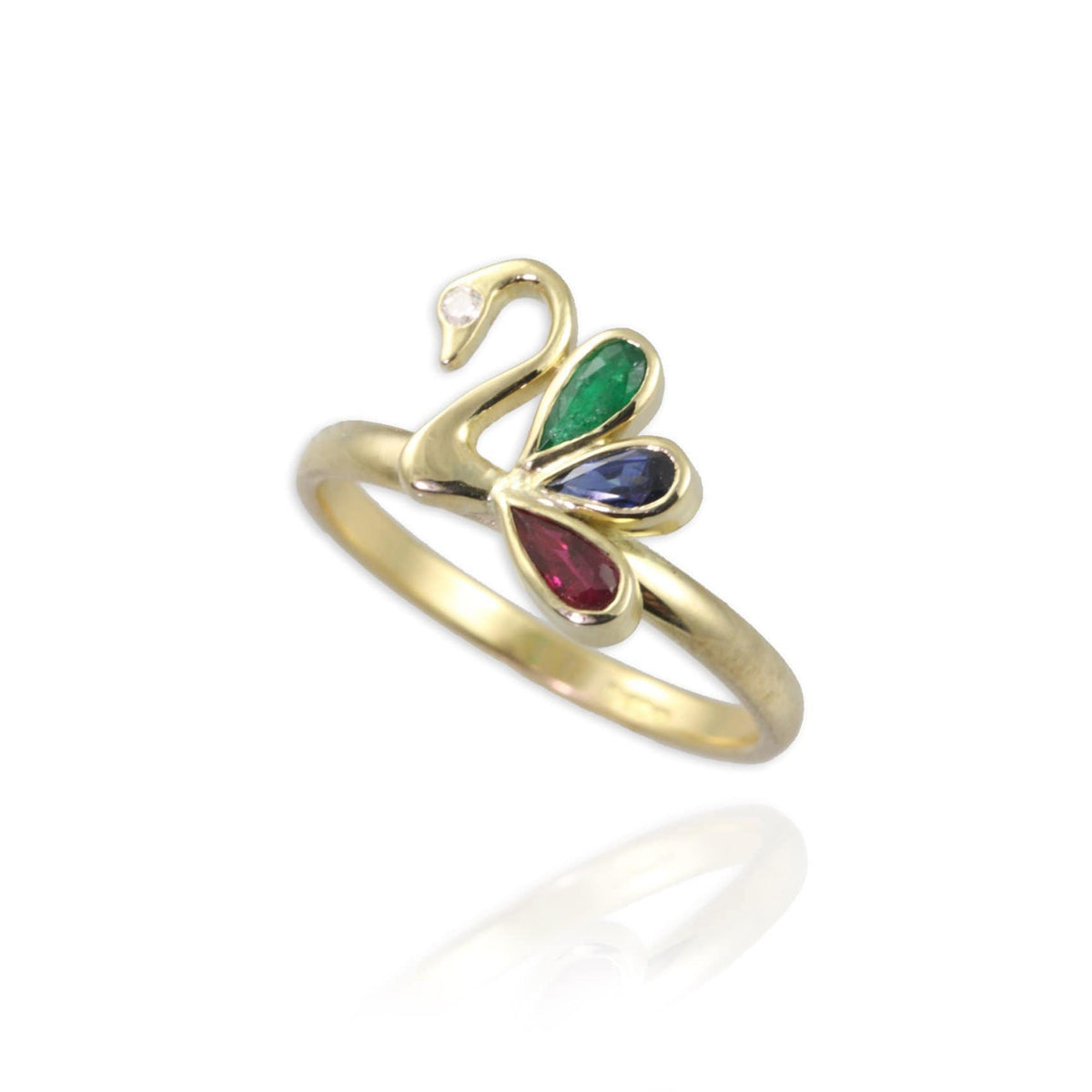 Gold Swan Ring - Jana Reinhardt Ltd