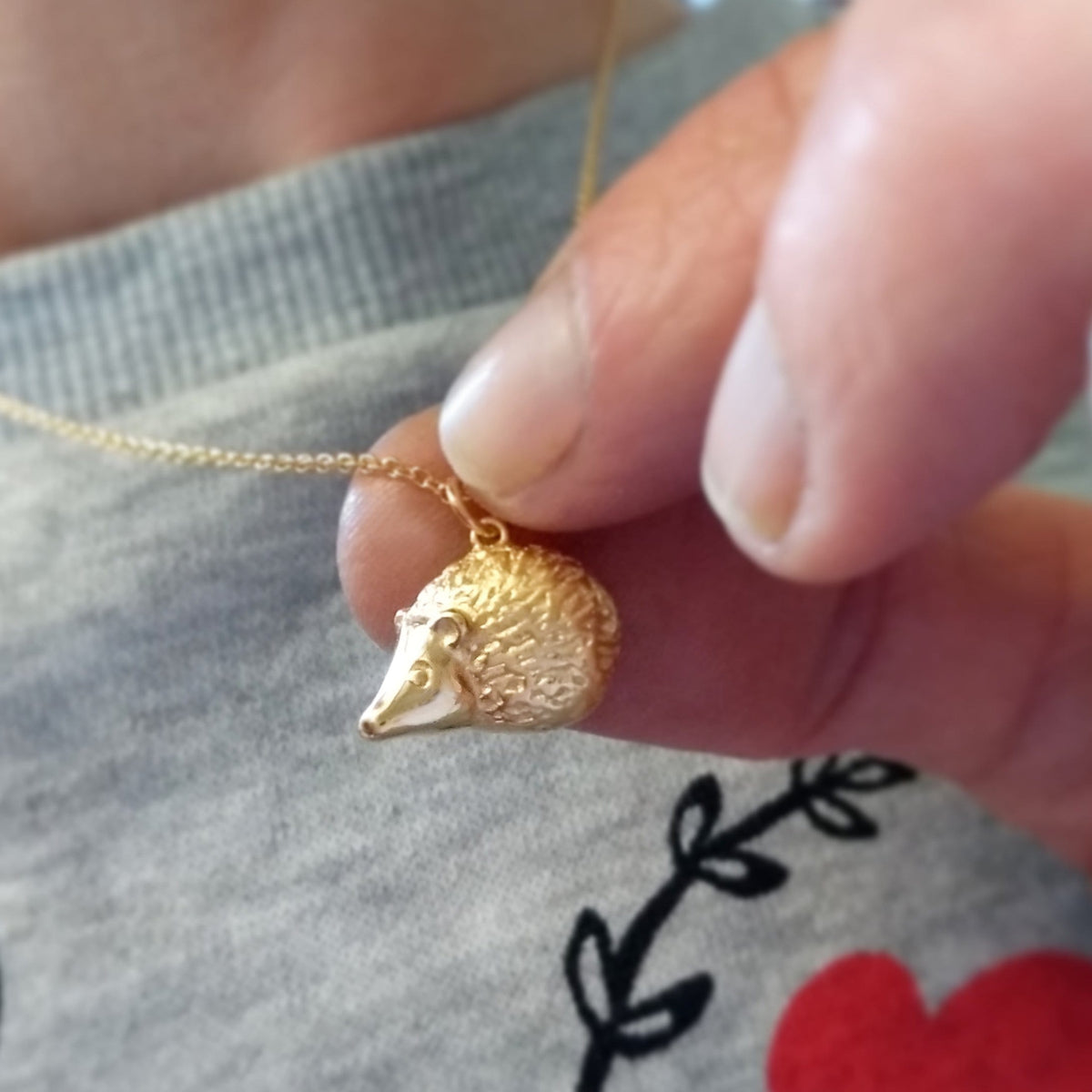 Hedgehog Pendant Necklace - Jana Reinhardt Ltd
