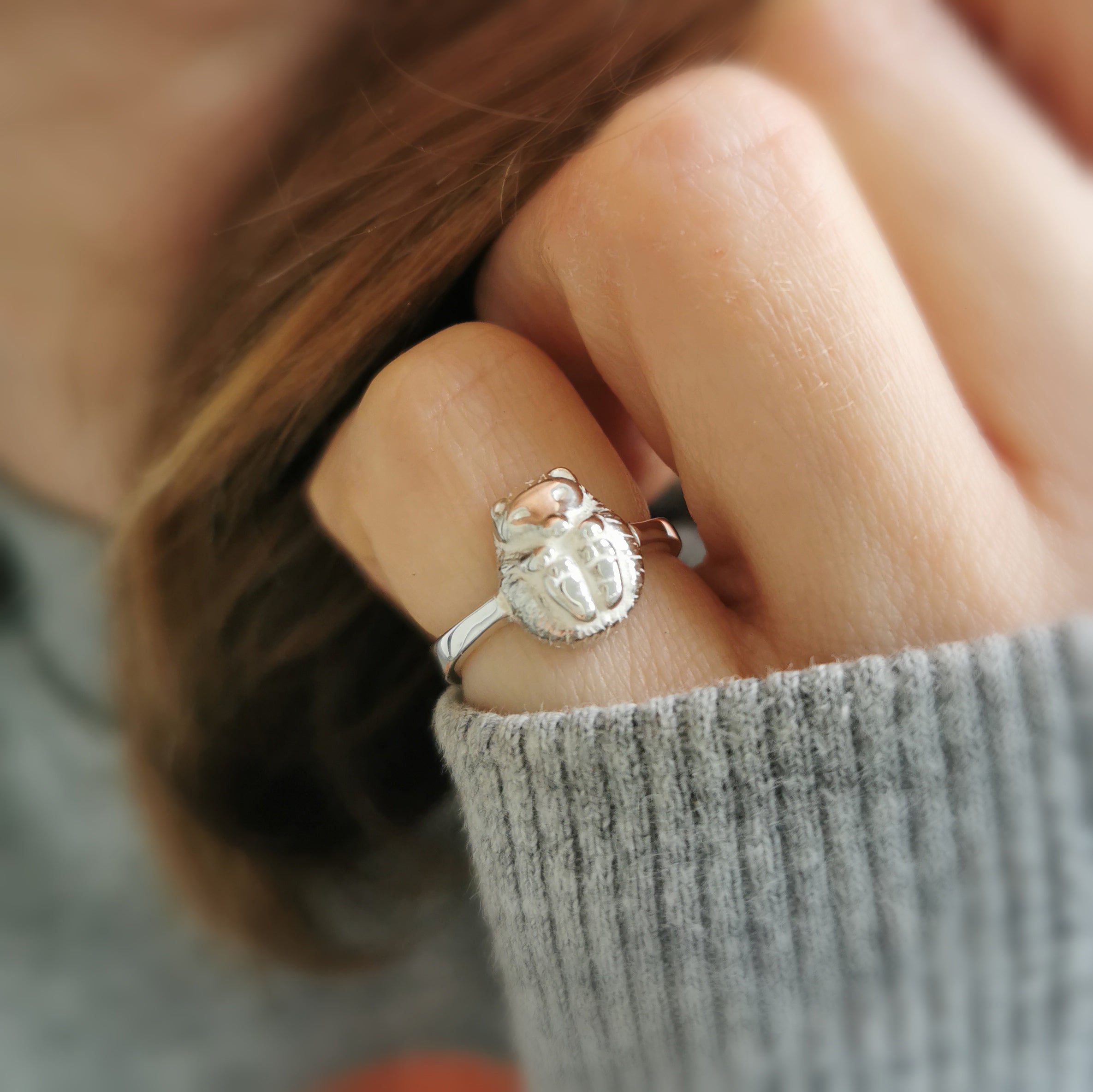 Hibernating Hedgehog Ring - Jana Reinhardt Ltd