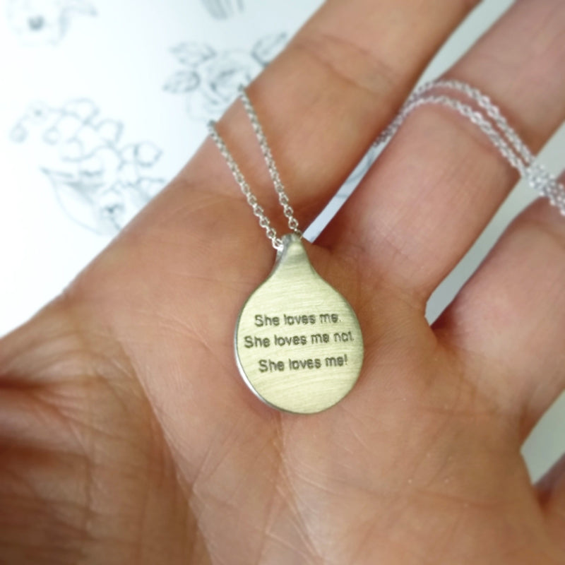 Birth Month Flower Pendant