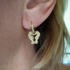 Seahorse Creole Ear Studs