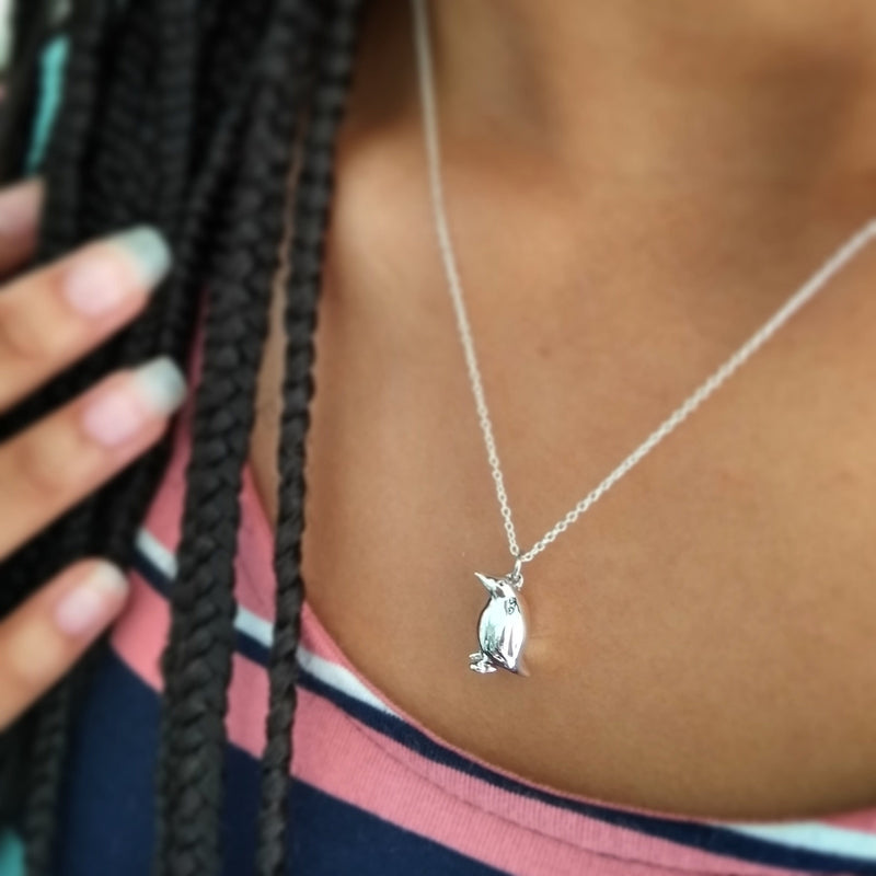 Tiffany online penguin pendant