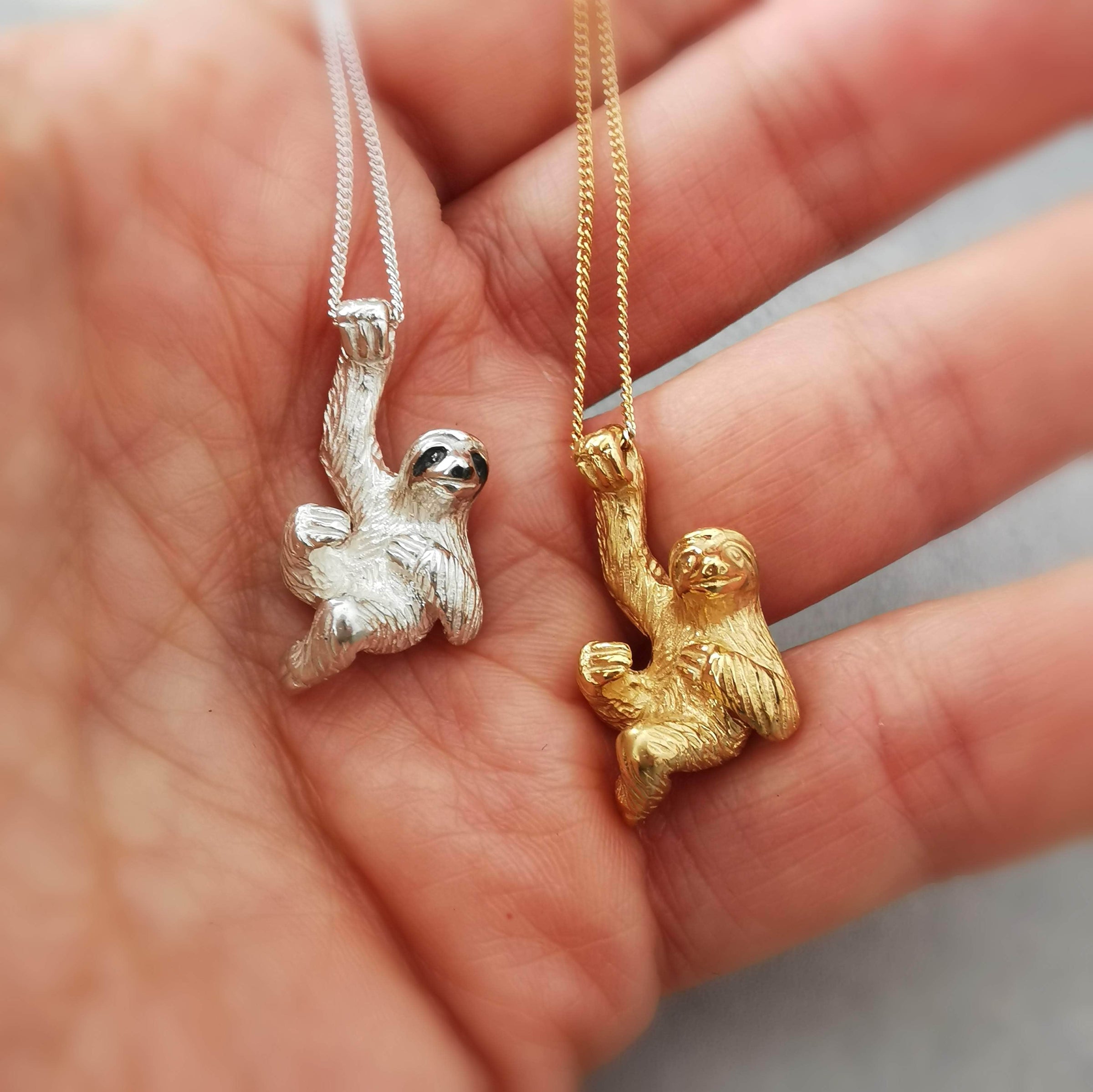 Jewelry Sloth Jewelry Gifts Sterling Silver Sloth Necklace Earings Heart  Sloth Jewelry for Women Men Girls Boys Christmas Gifts Jewelry Sets for  Women Metal B 