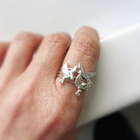 Garden Bird Flying Stacking Ring