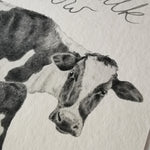 Vaca Lámina artística 