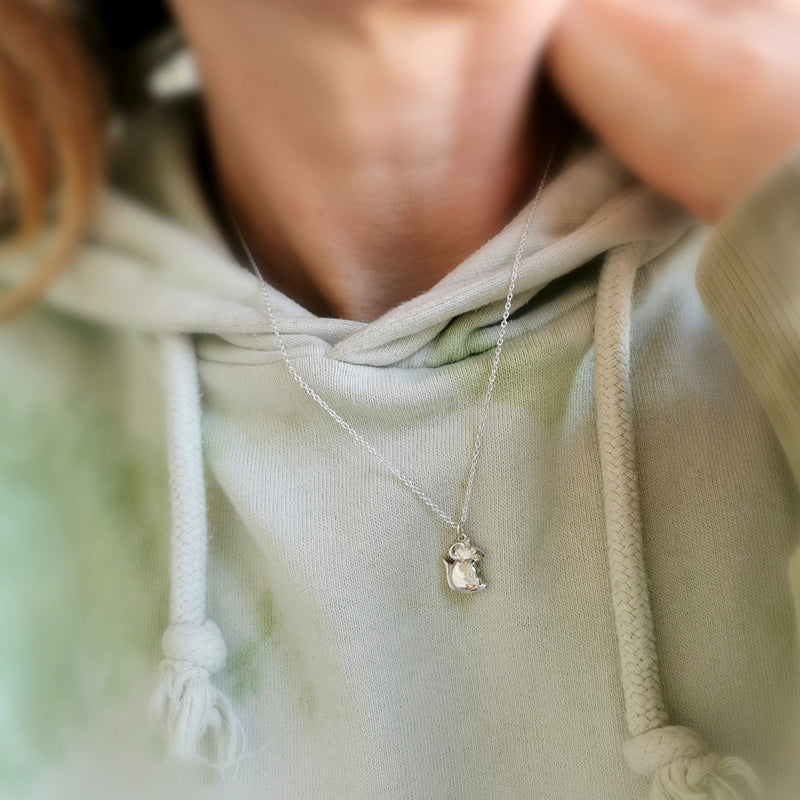 Mouse Pendant Necklace