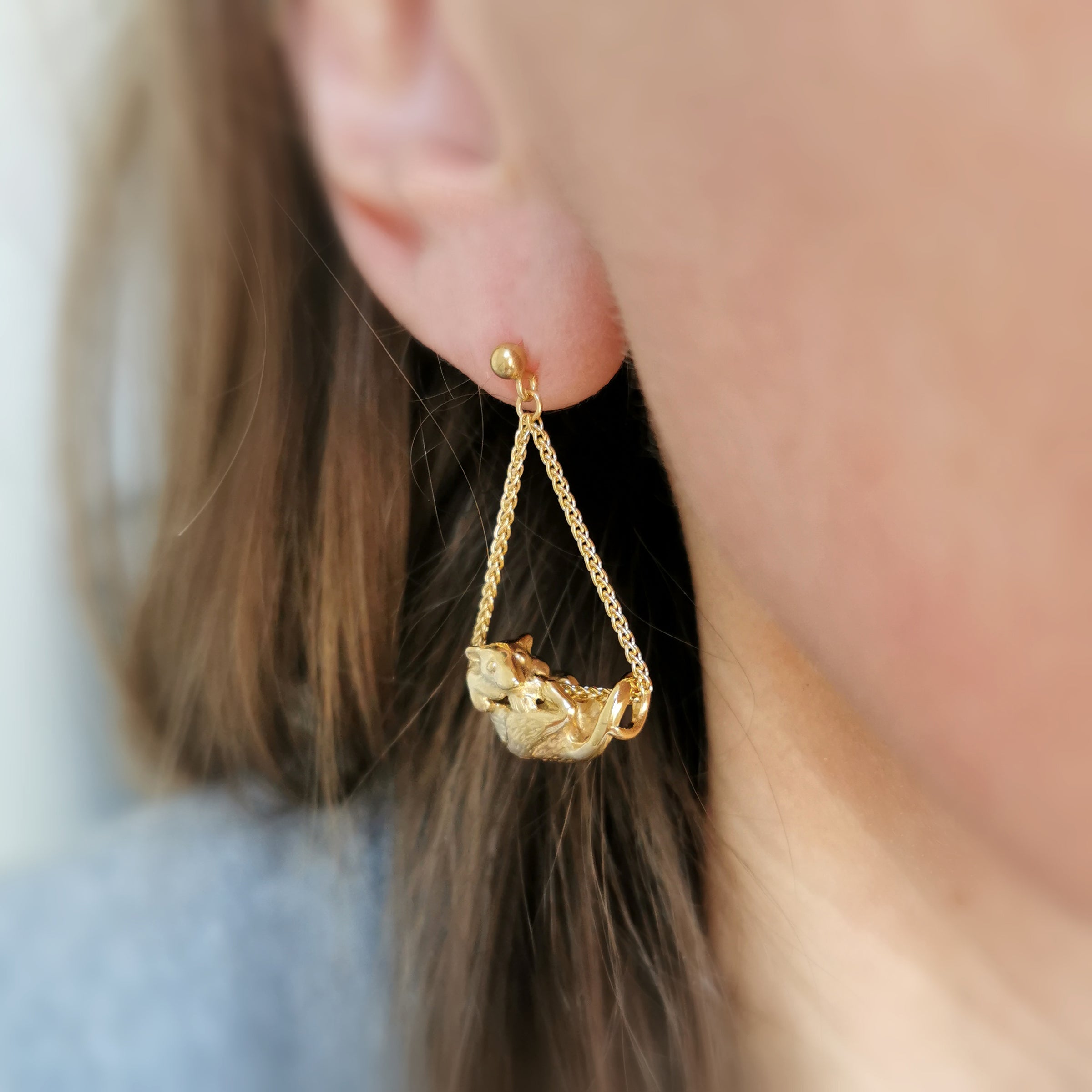 Pendientes de rata