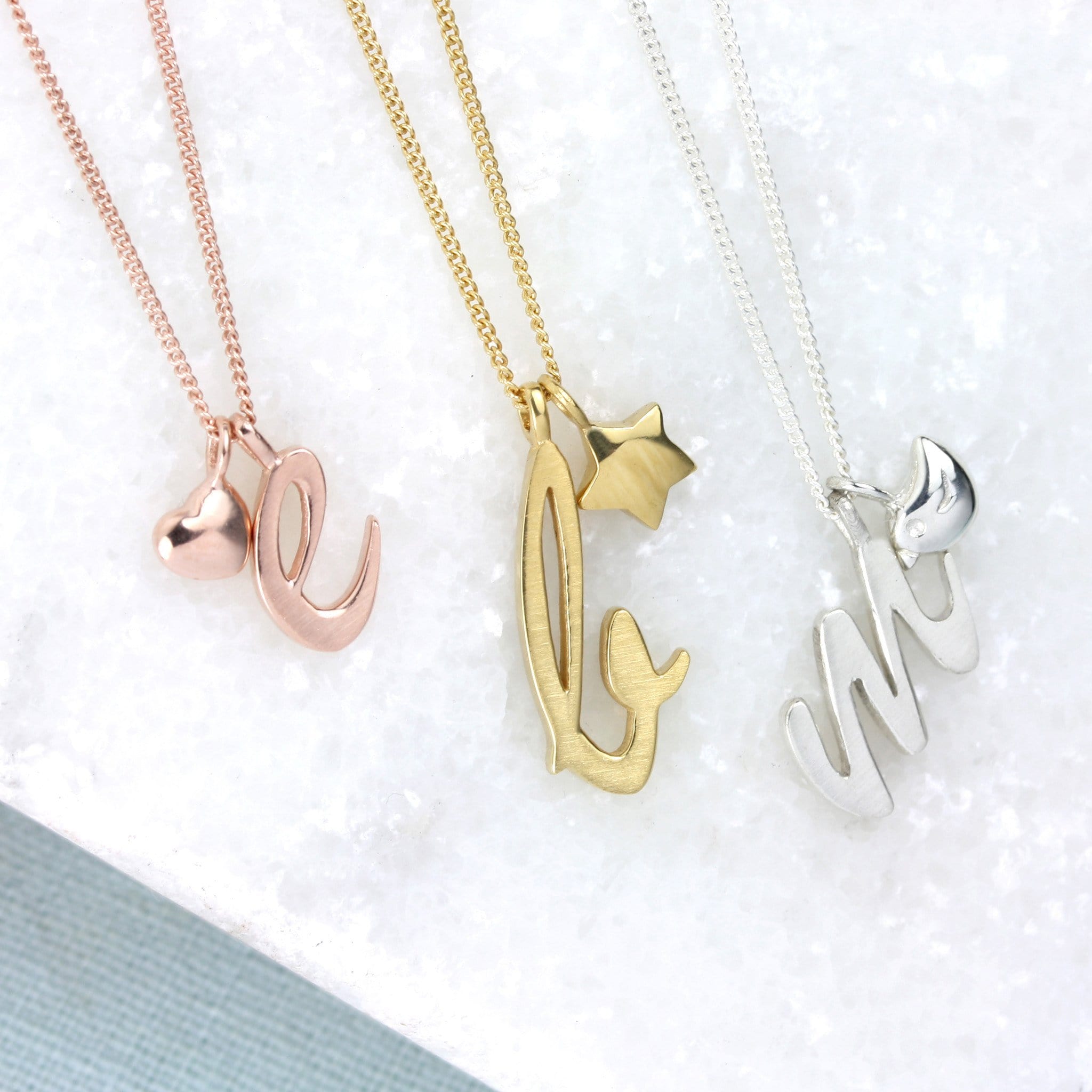 Letter Charm Necklace - Jana Reinhardt Ltd - 3