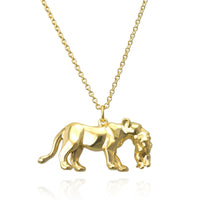 Lioness and Cub Necklace - Jana Reinhardt Ltd