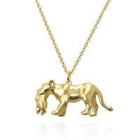 Lioness and Cub Necklace - Jana Reinhardt Ltd