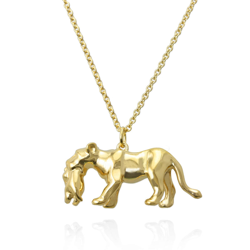 Lioness and Cub Necklace - Jana Reinhardt Ltd