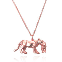 Lioness and Cub Necklace - Jana Reinhardt Ltd