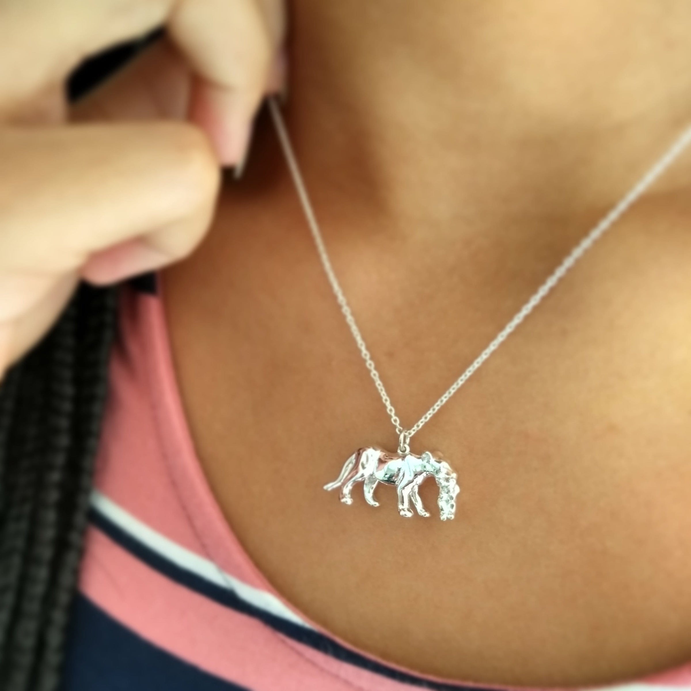Lioness and Cub Necklace - Jana Reinhardt Ltd