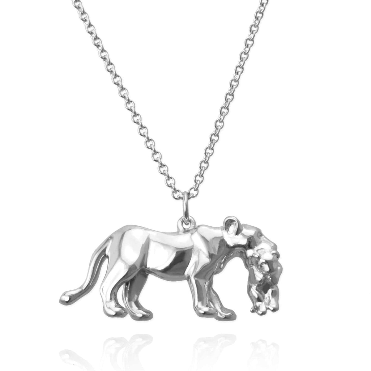 Lioness and Cub Necklace - Jana Reinhardt Ltd