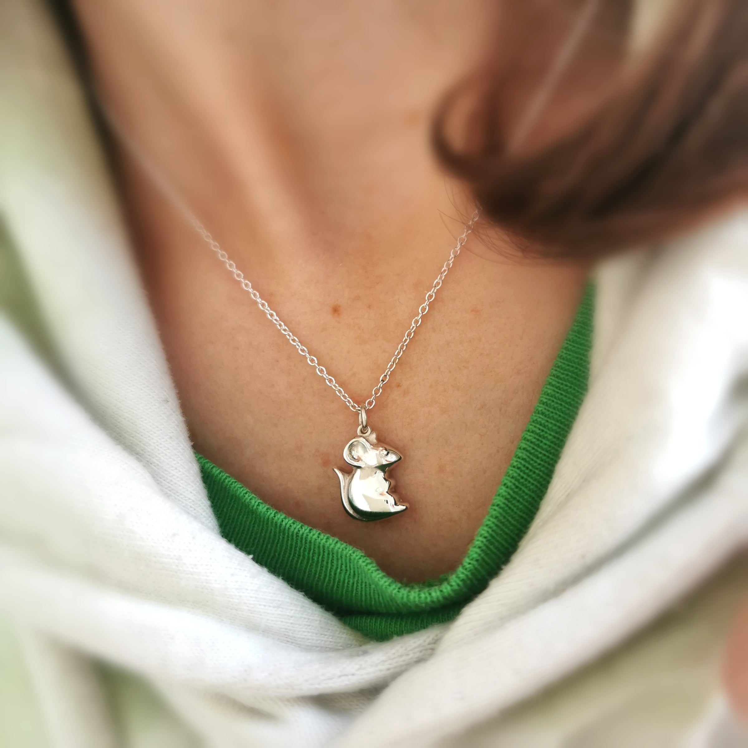 Mouse Pendant Necklace - Jana Reinhardt Ltd