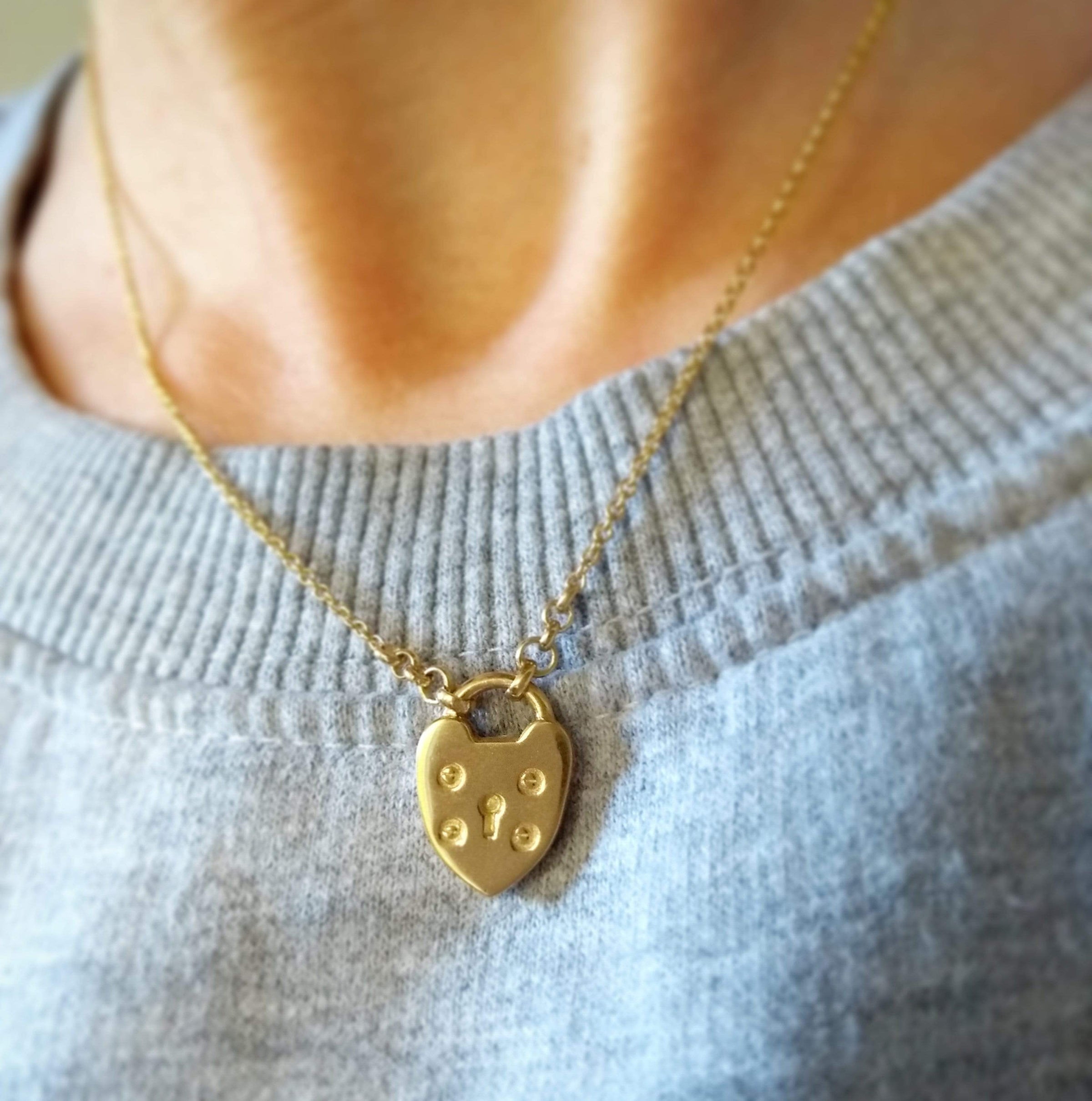 Padlock Heart Necklace Jana Reinhardt Ltd