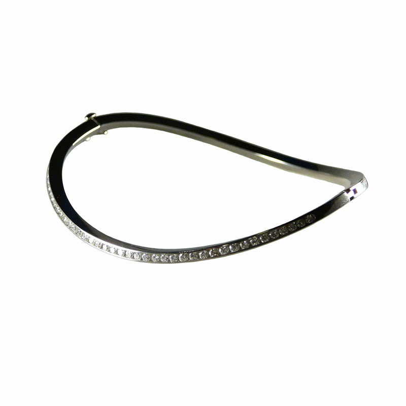 Platinum & Diamonds Bangle - Jana Reinhardt Ltd