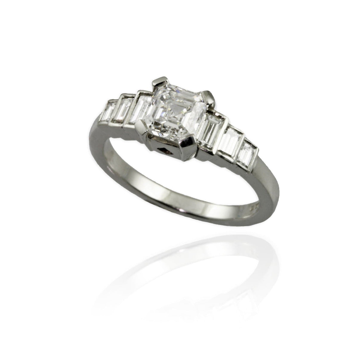Platinum & Diamonds Seven Stone Engagement - Jana Reinhardt Ltd