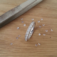 Platinum Eternity Ring with Diamonds - Jana Reinhardt Ltd