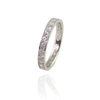 Platinum Eternity Ring with Diamonds - Jana Reinhardt Ltd