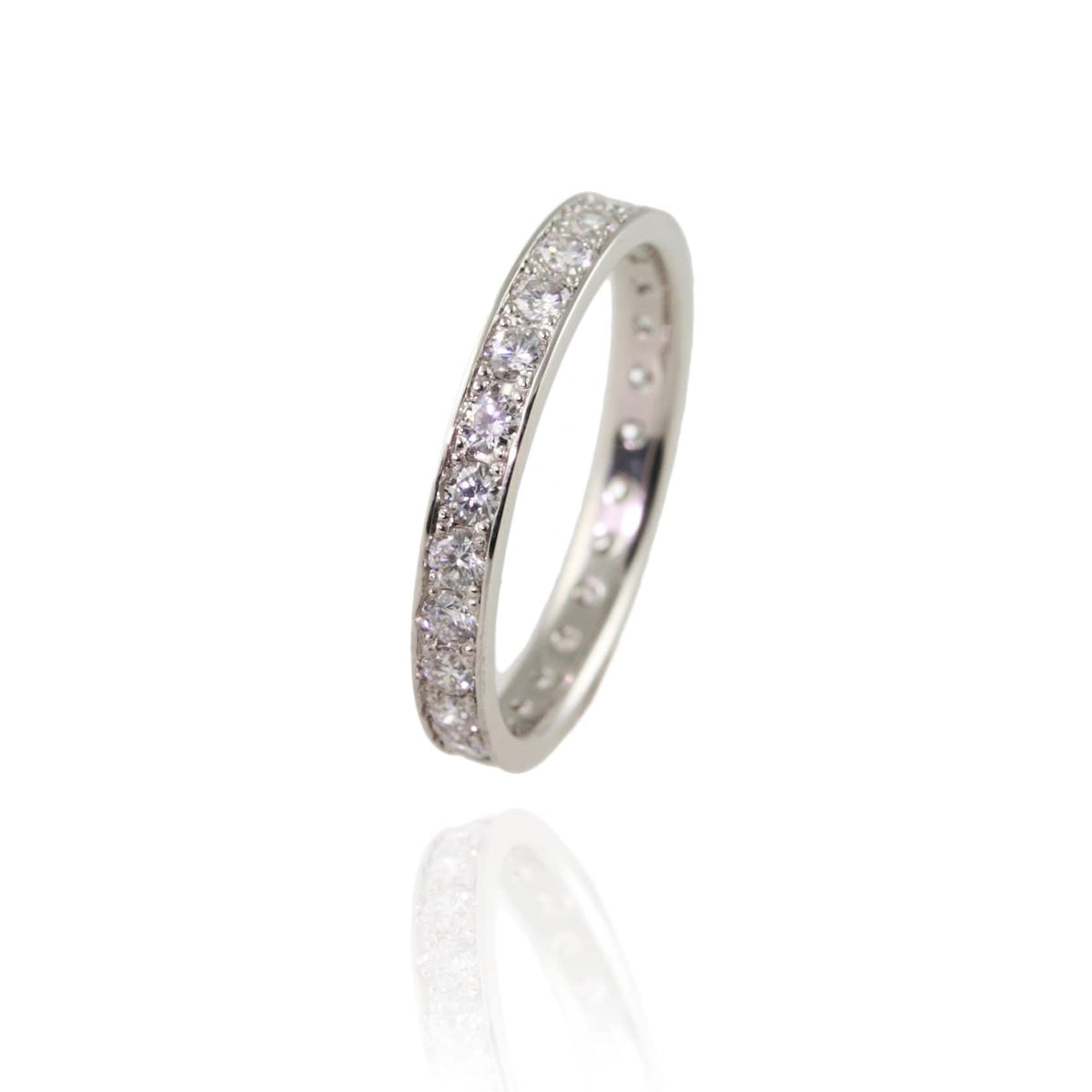 Platinum Eternity Ring with Diamonds - Jana Reinhardt Ltd