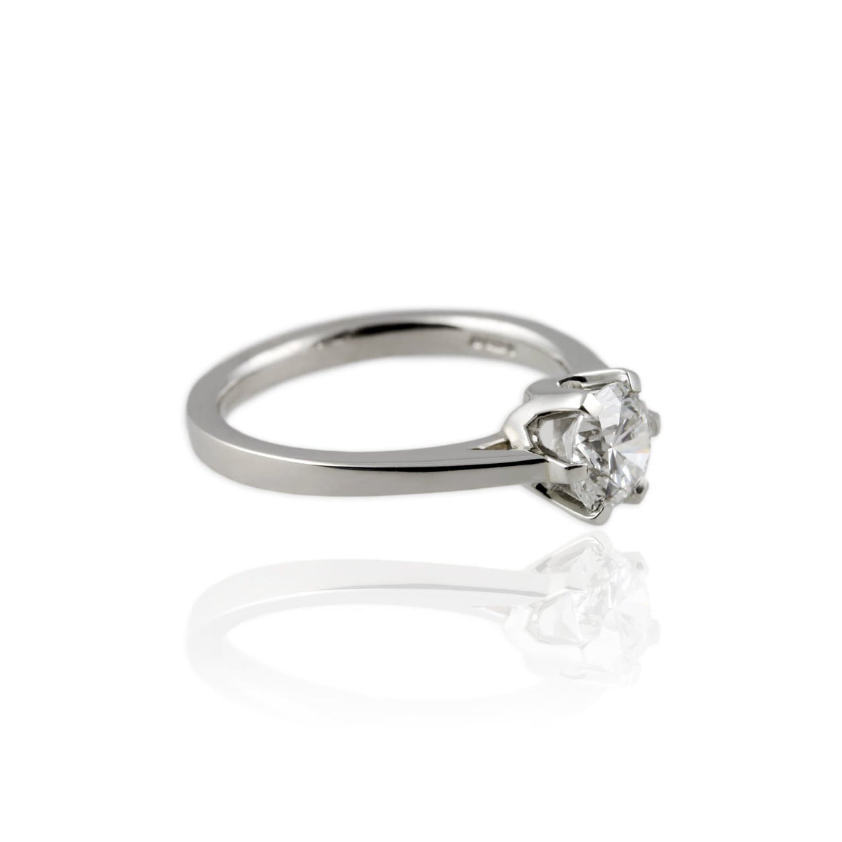 Platinum Solitaire Ring - Jana Reinhardt Ltd