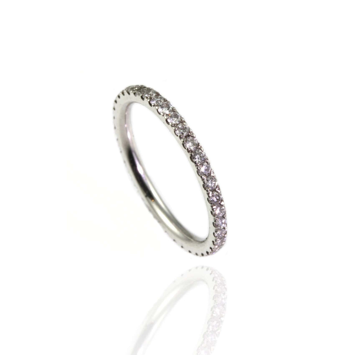 Platinum and Diamonds Tiny Eternity Ring - Jana Reinhardt Ltd