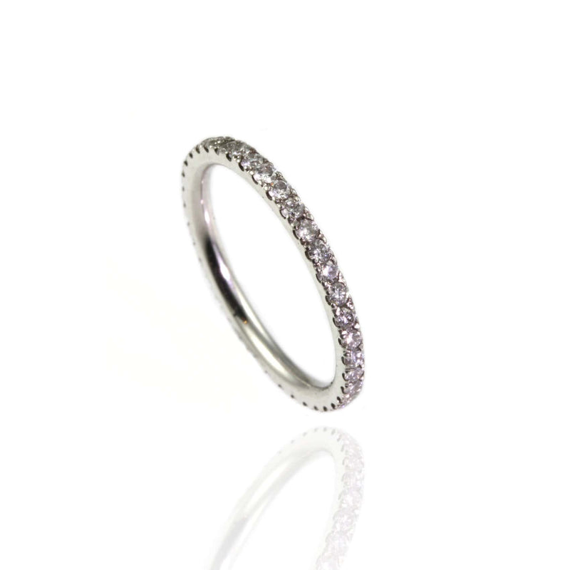 Platinum and Diamonds Tiny Eternity Ring - Jana Reinhardt Ltd