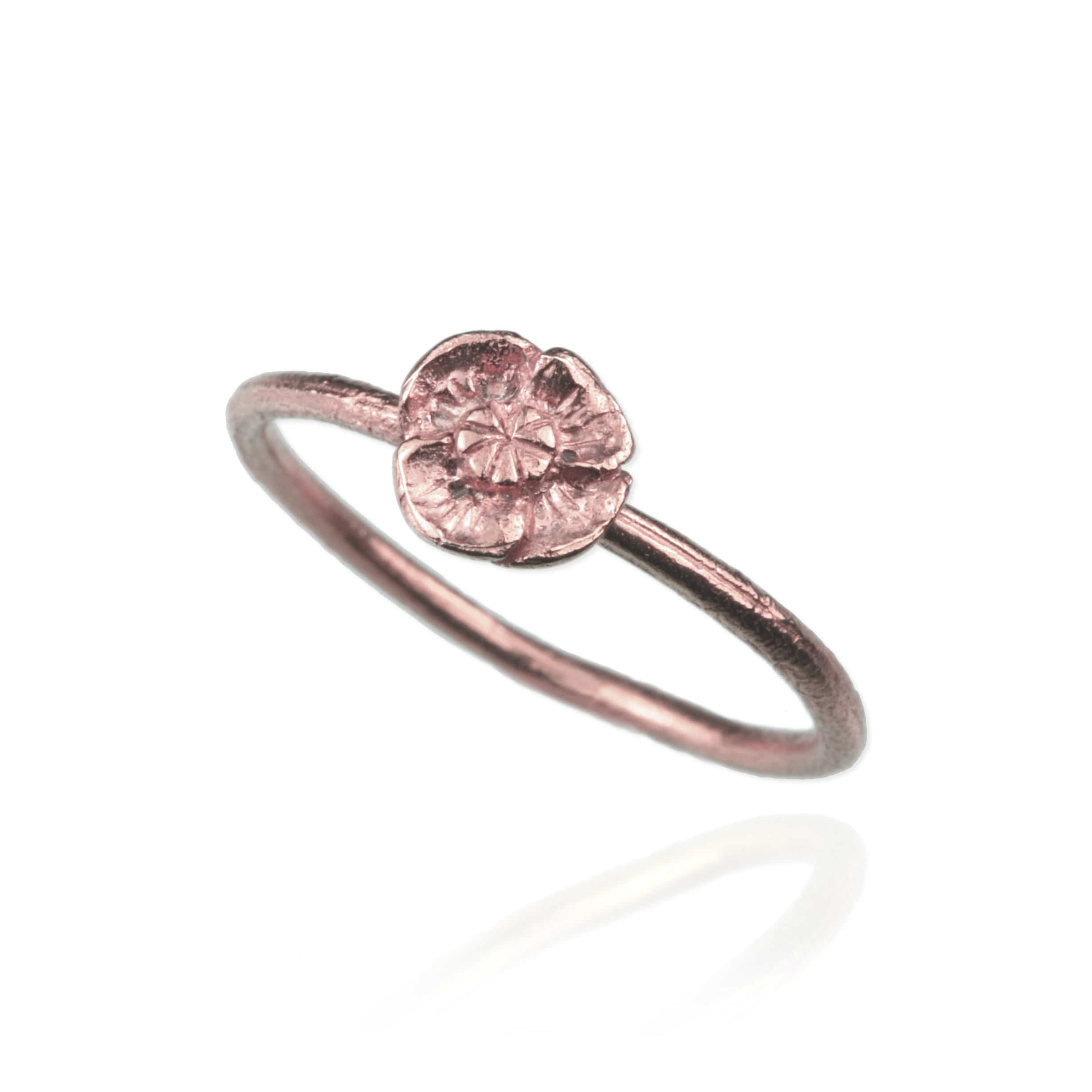 Poppy Ring - August Birth Flower Ring - Jana Reinhardt Ltd