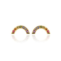 Rainbow Stud Earrings - Jana Reinhardt Ltd