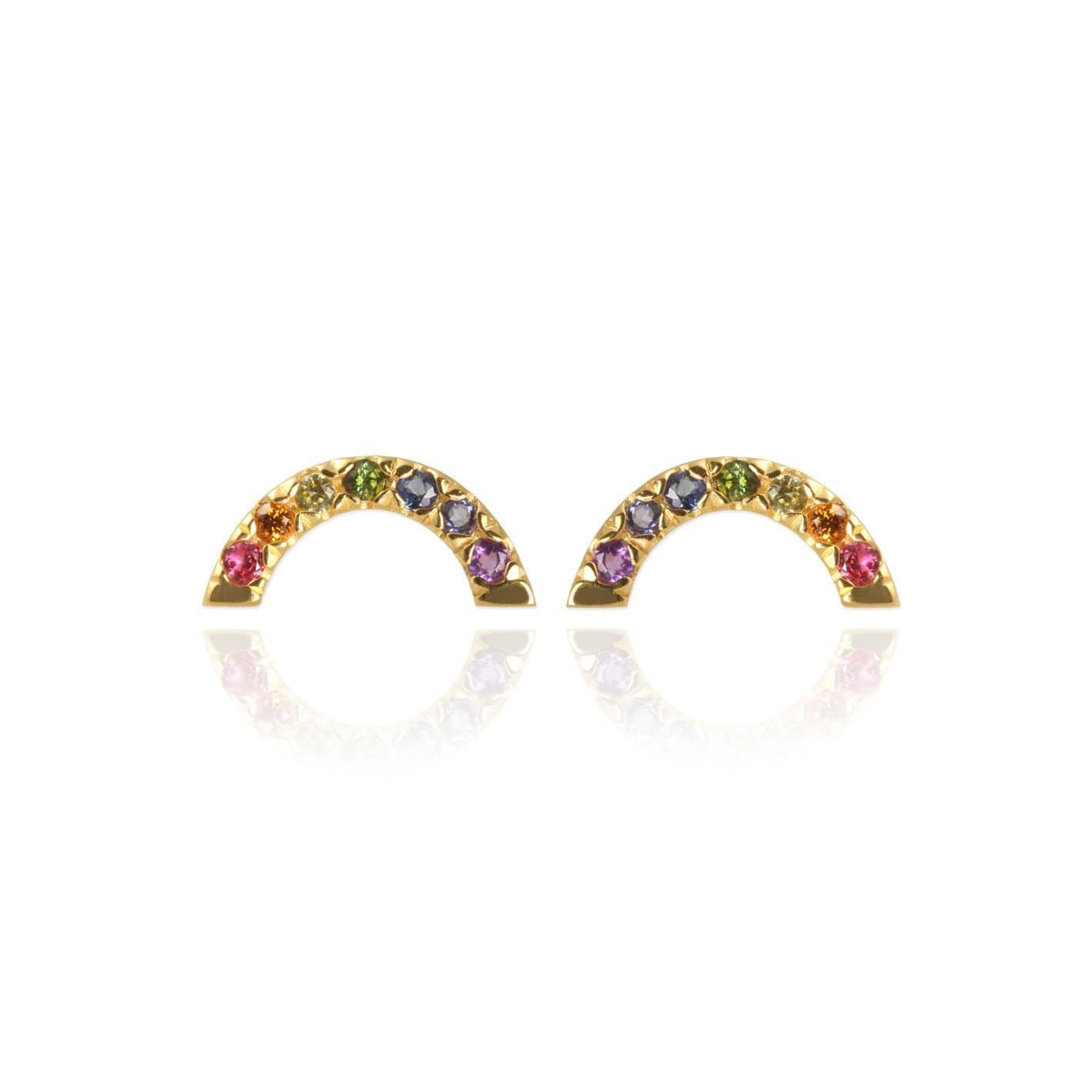 Rainbow Stud Earrings - Jana Reinhardt Ltd