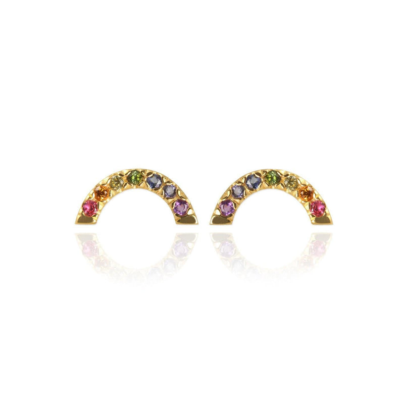 Rainbow Stud Earrings - Jana Reinhardt Ltd