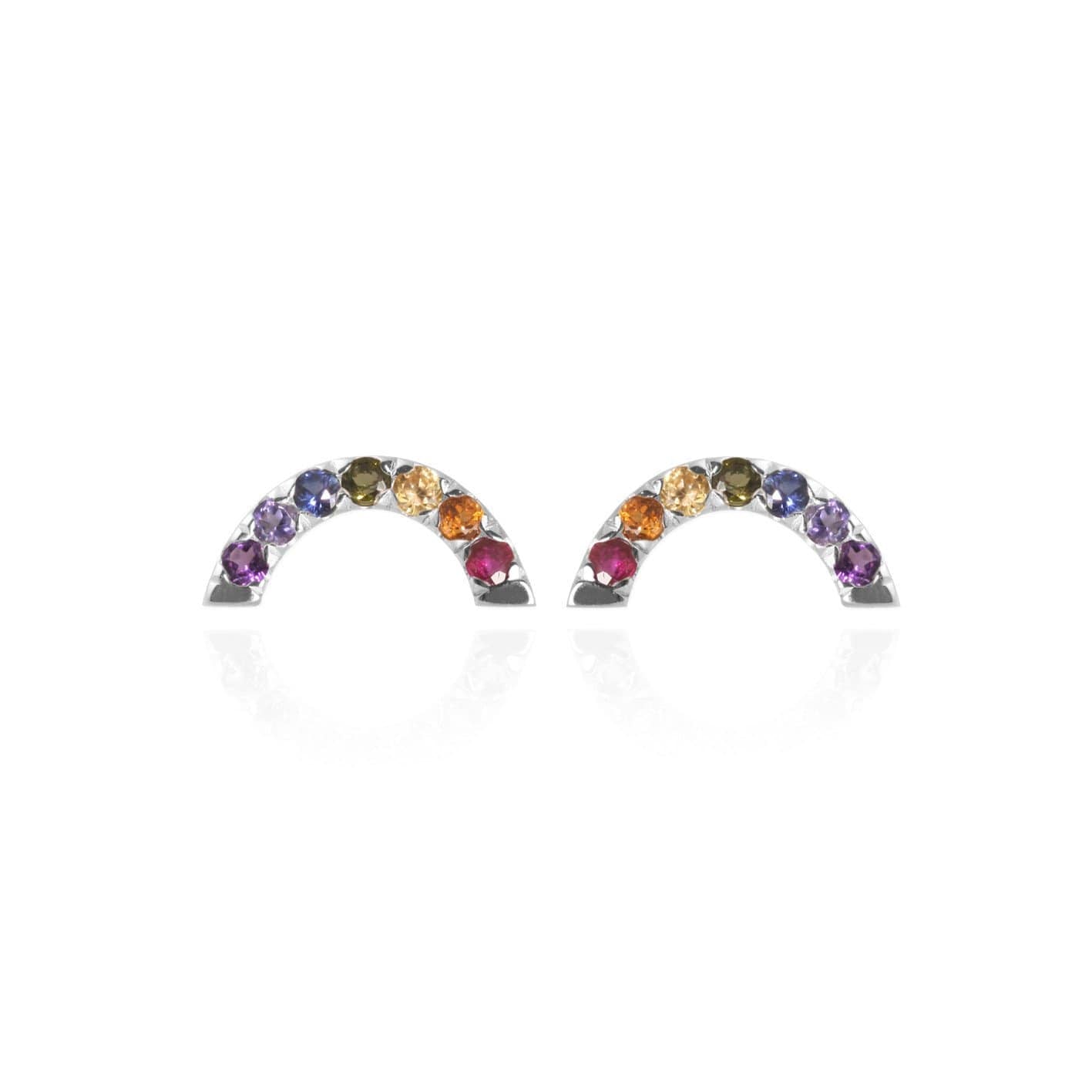Rainbow Stud Earrings - Jana Reinhardt Ltd