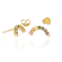 Rainbow Stud Earrings - Jana Reinhardt Ltd
