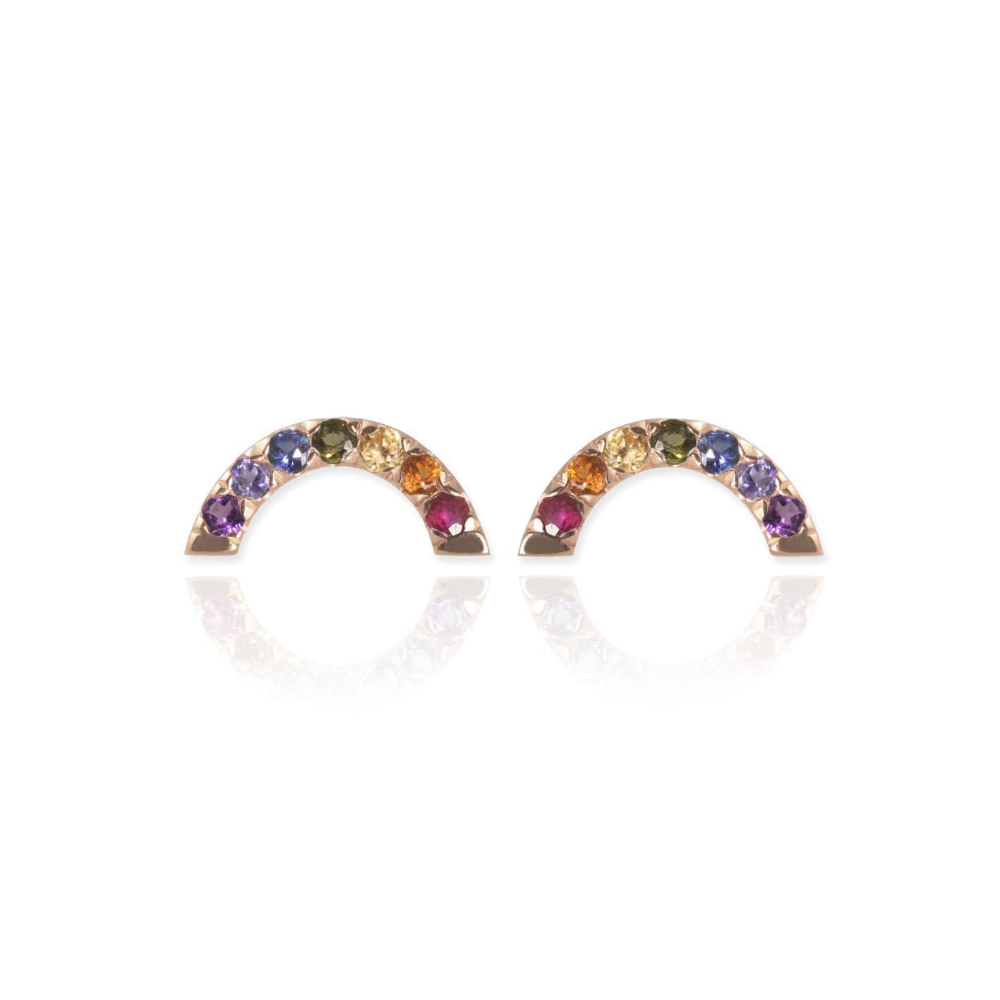 Rainbow Stud Earrings