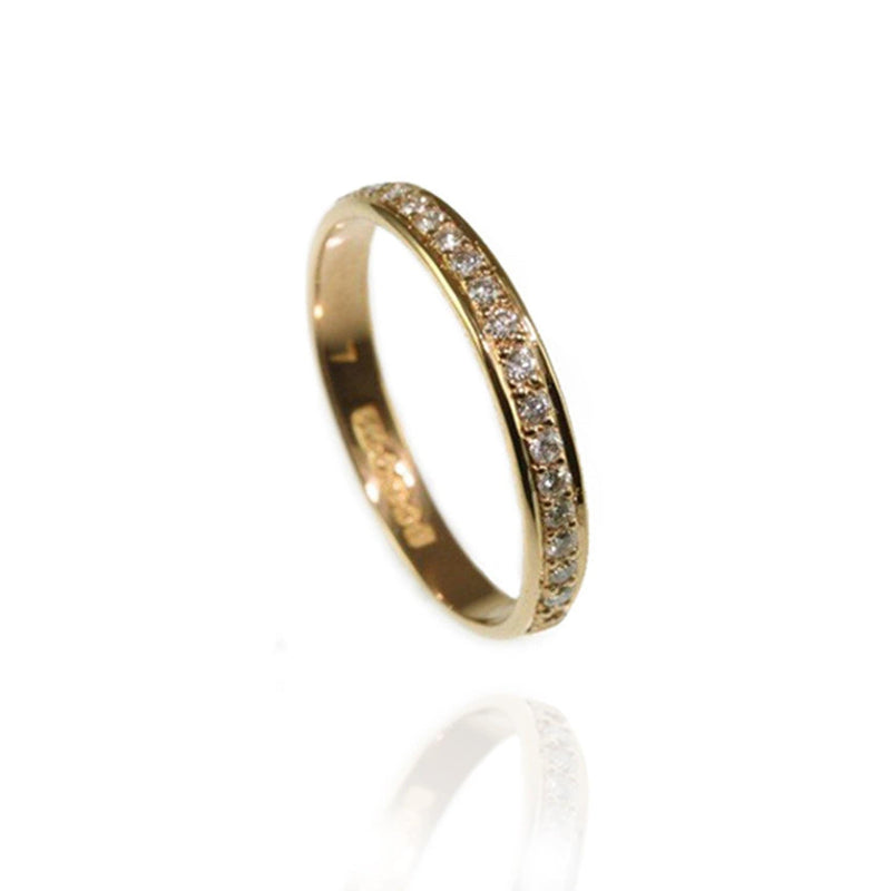 Rose Gold Half Eternity Ring - Jana Reinhardt Ltd