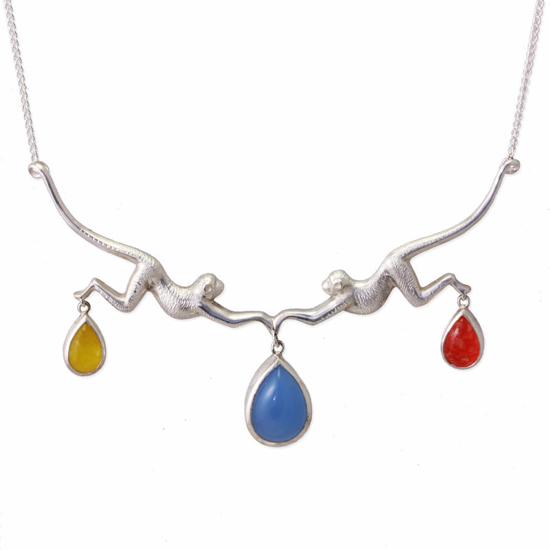 Monkey Gem Necklace - Jana Reinhardt Ltd