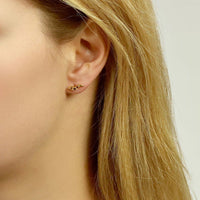 SALE gold plated Northern Lights Ear Studs - Jana Reinhardt Ltd