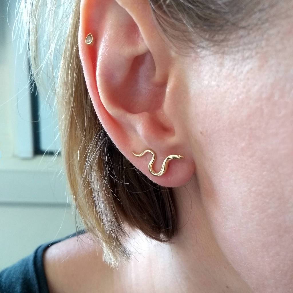 Snake Ear Stud Clamp - Jana Reinhardt Ltd