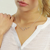 Snake Necklace with black diamonds - Jana Reinhardt Ltd