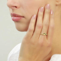 Sun Ring with orange sapphires - Jana Reinhardt Ltd