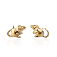 Tiny Mouse Ear Studs - Jana Reinhardt Ltd
