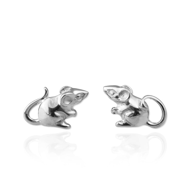 Tiny Mouse Ear Studs - Jana Reinhardt Ltd