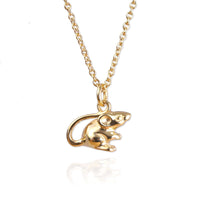 Tiny Mouse Necklace - Jana Reinhardt Ltd