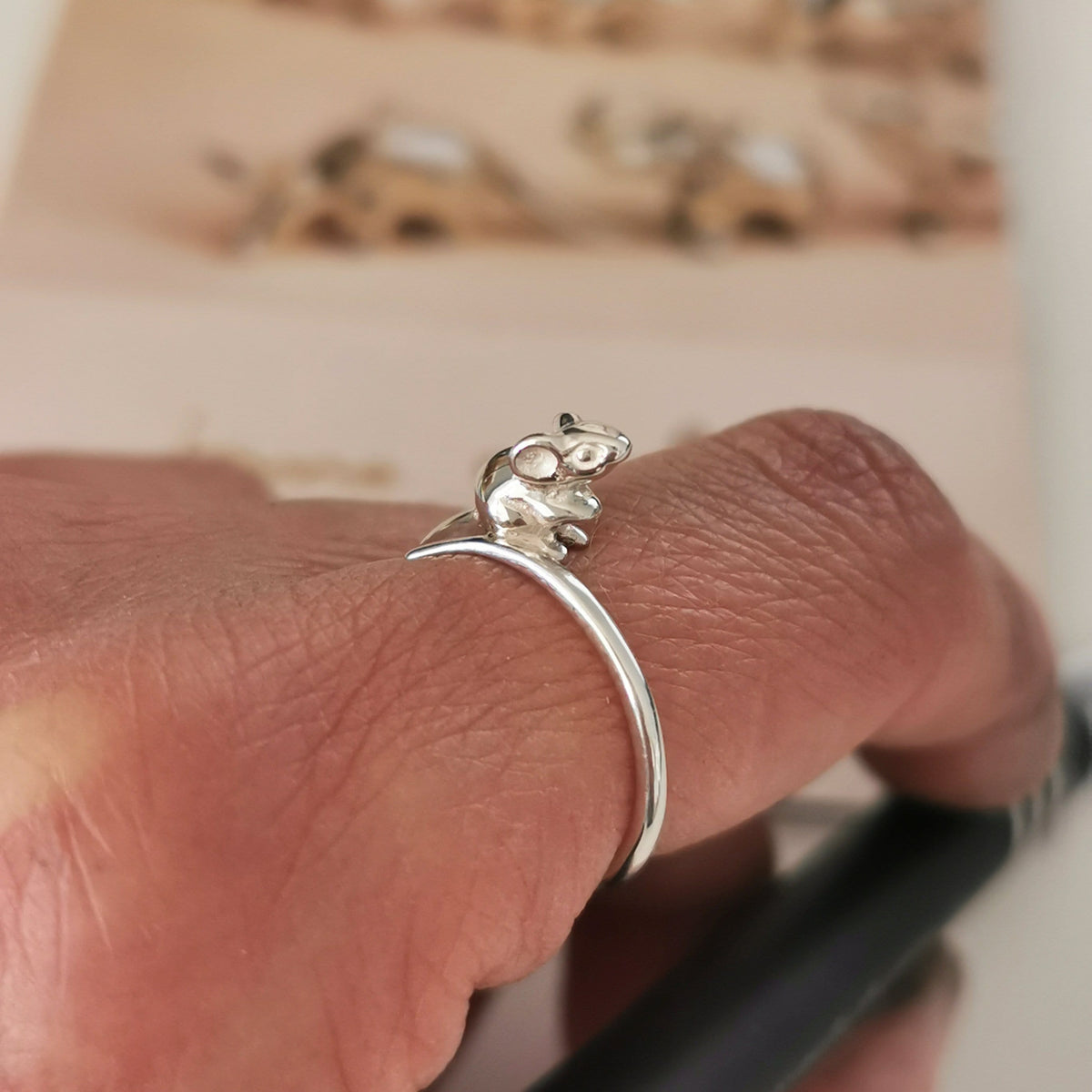Tiny Mouse Ring - Jana Reinhardt Ltd