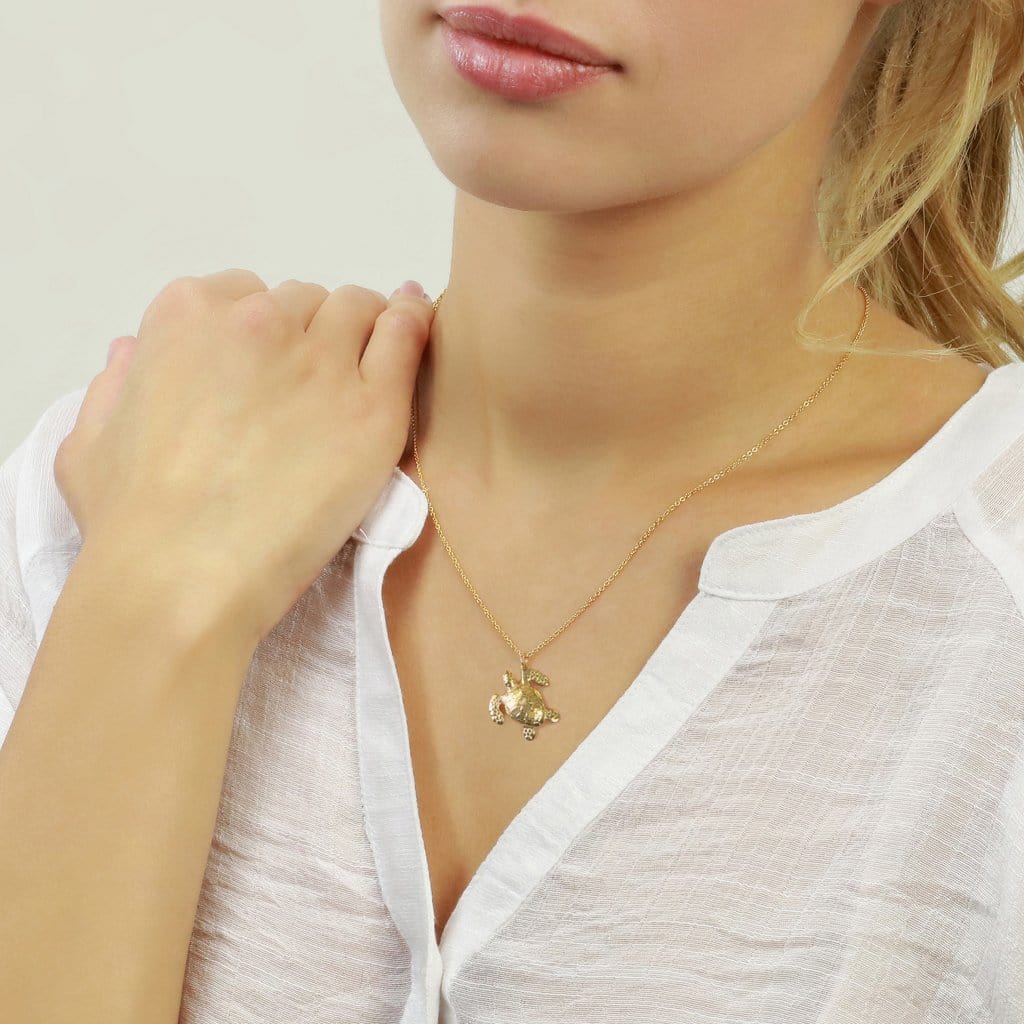 Turtle necklace charity online
