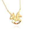 Collar de unicornio gemelo