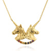 Collar de unicornio gemelo
