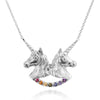 Collar de unicornio gemelo