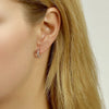 Unicorn Creole Earrings